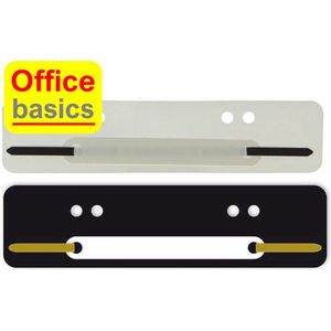 Snelhechtstrip Office Basics - PP - 50 stuks - zwart-wit