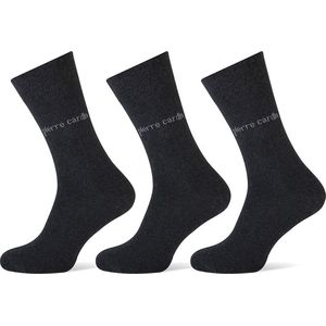 Pierre Cardin 3-paar heren sokken -Katoen - 42 - Grijs