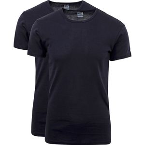 Alan Red - Copenhagen T-shirt O-Hals Navy 2-Pack - Heren - Maat S - Slim-fit