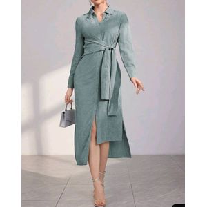 Prachtige elegante corrigerende sjieke overhemdjurk jurk maat M