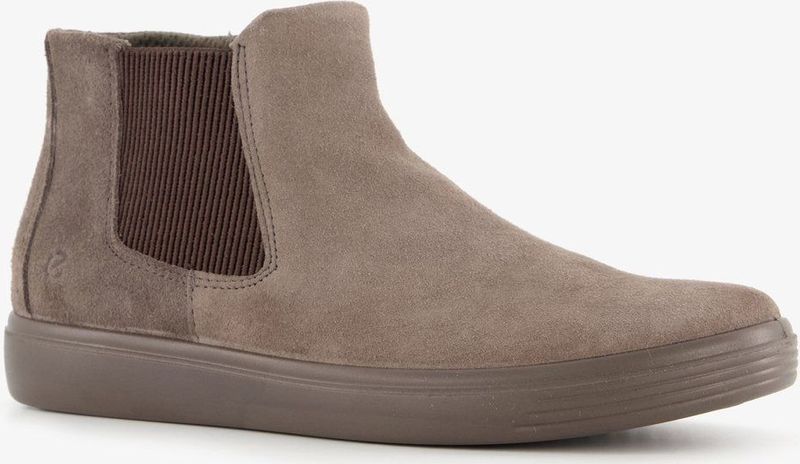 ECCO - Classic - Chelsea Boots - Taupe - Echt Leer - Uitneembare Zool