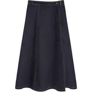 Blauwe spijkerrok Alisa met Polo Club-details