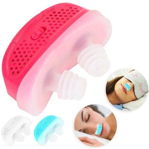 Elektrische Anti-Snurk Neusklem voor Volwassenen – Siliconen Stop Snurken & Slaap Apneu Hulp – Verlicht Slaapstoornissen, Snurken, en Angst – Slaaphulp voor Betere Nachtrust