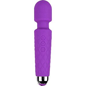 Lusty® Personal Massager & Magic Wand Vibrator - Stil & Discreet - Paars - 18 Standen - 8 Snelheden - Clitoris Stimulator voor Vrouwen - Sex Toys ook voor Koppels - Vibrator voor Vrouwen