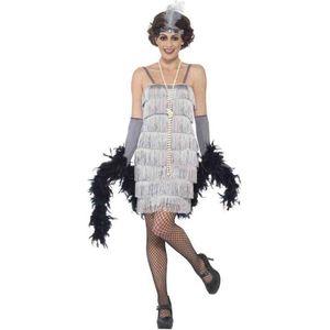 Jaren 20 Danseressen Kostuum | Kort Betty Boop Flapper | Vrouw | Large | Carnavalskleding | Verkleedkleding