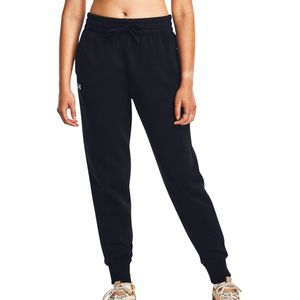 Under Armour UA Rival Fleece Jogger Dames Broek - Zwart - Maat XL