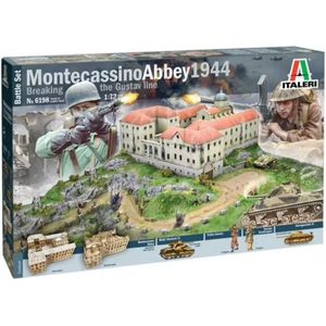 1:72 Italeri 6198 Montecassino Abbey 1944 Breaking the Gustav Line - Battle Set Plastic Modelbouwpakket