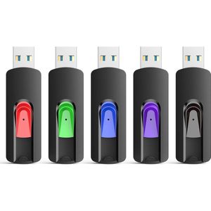 128 GB USB 3.0 Flash Drives - 5-Pack High Speed Memory Sticks voor PC en Laptop