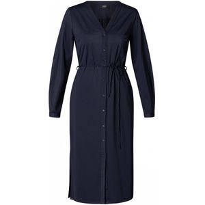 Yest travelstof blousejurk donkerblauw