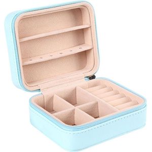 Kleine Sieradendoos - Juwelendoos - Opbergbox - Luxe Sieradendoosje Voor Op Reis - Compacte Sieraden Box - Opbergdoosjes met deksel klein