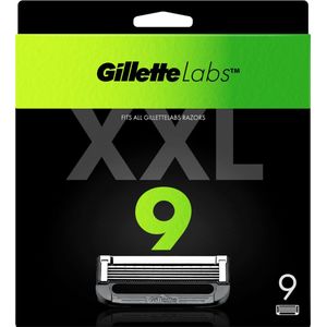 Gillette Labs Navulmesjes - Exfoliating Bar en Verwarmd Scheermes - 9 Scheermesjes