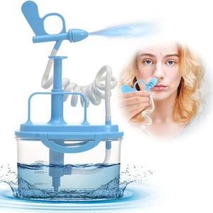 Sinusspoelset Hivexagon 300 ml - neusirrigatie handpomp - ademhaling verbeteren - verkoudheid verlichten - griep verlichten - instelbare druk neusdouche