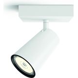 Philips Paisley opbouwspot - 1-lichts - wit