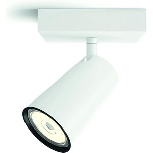 Philips Paisley opbouwspot - 1-lichts - wit