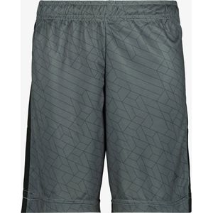 Dutchy Dry jongens voetbalshort grijs met print - Maat 134/140