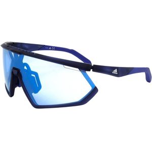 Adidas Sport SP0001 91V Zonnebril - Heren - Blauw