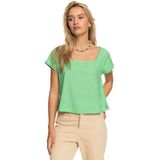 Roxy Ocean Amor T-shirt Met Korte Mouwen Groen S Vrouw