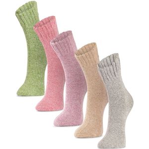 Alpaca-wollen sokken (Maat 36-41) - 3 Paar - Dik - Random Mix - Winter sokken - Warme Sokken - Dikke sokken - American Alpaca - Vrouwen