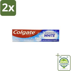 Colgate - Advanced White - Tandpasta - 100ml - Voordeelverpakking - 2 stuks - Tandpasta - Witte tanden