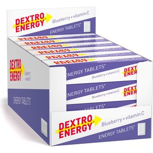 Dextro Energy - Blueberry - Druivensuiker Tabletten - 24 x 14 stuks - Met Vitamine C