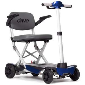 Drive Devilbiss Healthcare - Manual Fold+ - Scootmobiel - Blauw - Compact opvouwbaar