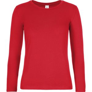 B&C #E190 Ladies' T-shirt long sleeve CGTW08T - Red - M