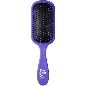 The Knot Dr. Pro Brite Periwinkle Black Pad Haarborstel