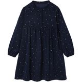 Vertbaudet - Jurk - Fluweel - Meisjes - Ronde Halslijn - Lange Mouwen