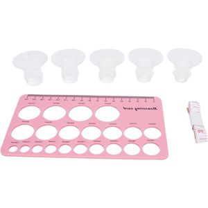Allecto plus - Nipple Ruler Flens Insert Kit, Meet Tool voor Borstvoeding Moeders, Set 13 15 17 19 21mm, Inclusief Tape