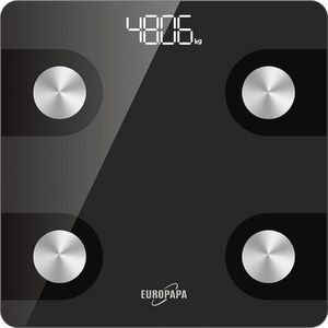 Digitale Personenweegschaal met App - Slimme Lichaamsgewichtweegschaal voor BMI, Lichaamsvetpercentage en Meer - Voor Thuisgebruik