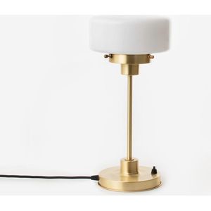 Art Deco Trade - Slanke Tafellamp Low Cilinder 20's Messing