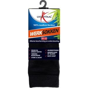 Lucovitaal Bamboe werksokken 39-42