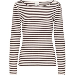 Ichi - Ihcella Ls - T-shirt - Bruin - Dames