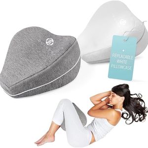 Equivera Kniekussen - Kniekussen voor in Bed - Kniekussen Orthopedisch - Zijslaapkussen - Kniekussen voor in Bed