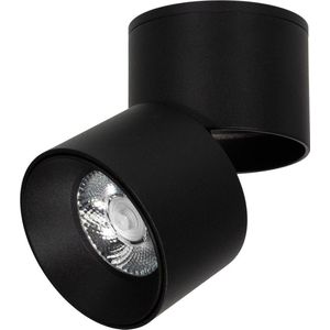 Opbouwspot Zwart - Dimbaar - 5 watt - 500 umen Lumen - 2700 Kelvin - Warm wit licht - Lichthoek Verstelbaar - IP44 Badkamerverlichting