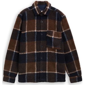 Tom Tailor Teddy overshirt met ruitjespatroon