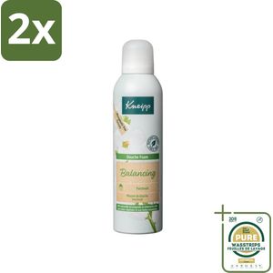 Kneipp - Douche foam - Balancing - Patchouli - 200 ml - Voordeelverpakking - 2 stuks - Ontspannen - Natuurlijke verzorging