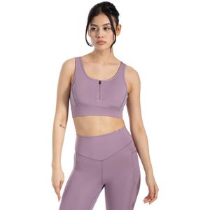 Smilodox - Sportbeha Kathi - Dames - Met Rits Aan De Voorkant - Cups En Bies