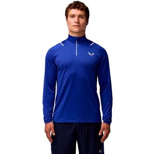 Castore Apex Thermal Winterised Sweatshirt Met Halve Rits Blauw XL Man
