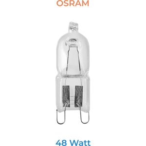 Osram - G9 - 48Watt (vervangt 60W) - Halogeen lamp - Helder - 740 Lumen - Dimbaar - 1 STUK(S)