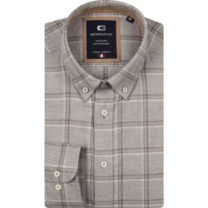 Giordano overhemd katoen grijs