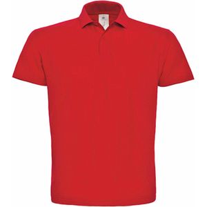 Unisex Polo 'ID.001' Rood merk B&C Collectie maat L
