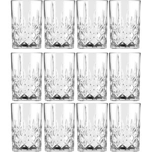 Glozini - Marokkaanse Theeglazen - Morano Tumbler - Set van 12 Glazen - 200ml - Thee & Koffieglazen