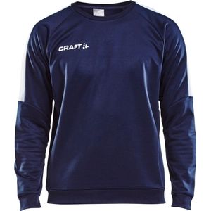 Craft Progress R-Neck Sweater Jr 1906982 - Navy/White - 122/128
