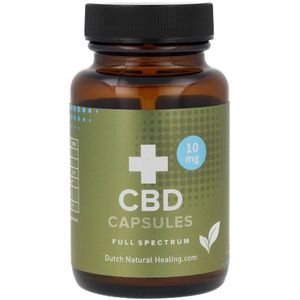 Dutch Natural Healing - CBD Capsules 10MG - 60 stuks - 100% Vegan & Full spectrum