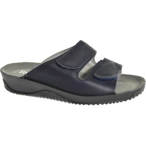 Rohde Dames Slipper Klittenbandsluiting - Blauw - 39