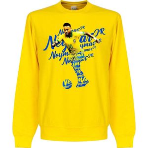 Neymar Brazilië Script Sweater - Geel - XL