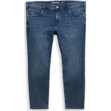 TOM TAILOR Plussize Jeans voor heren, 10281 - Mid Stone Wash Denim, 44W / 32L
