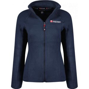 Fleece Voorjaar- Najaarsvest Met Rits Dames Geographical Norway Anapurna - Tonneau - Donker blauw - S