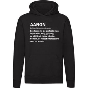 Aaron grappige Hoodie - verjaardag - jarig - slim - grappig - cadeau - unisex - trui - sweater - capuchon